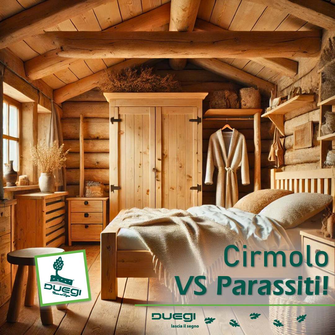 Il Legno di Cirmolo e il Suo Segreto Contro i Parassiti