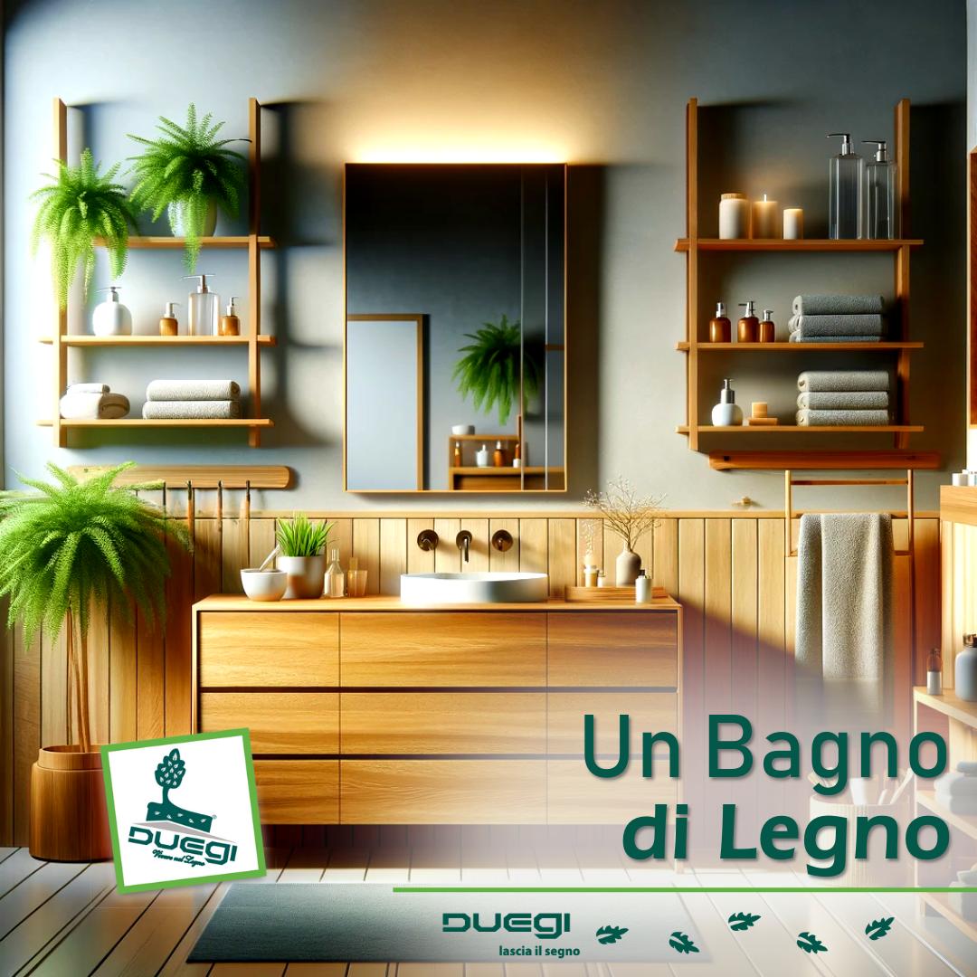 Mobili in legno per il tuo bagno