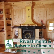 Il fascino delle boiserie in cirmolo